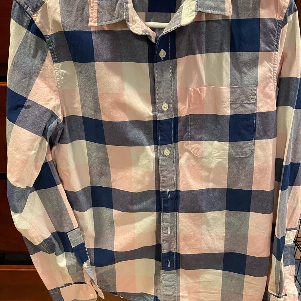 3 American Eagle Mens Long Sleeve Button Down Shirts Sz SM (3 for $30 or $12 ea
